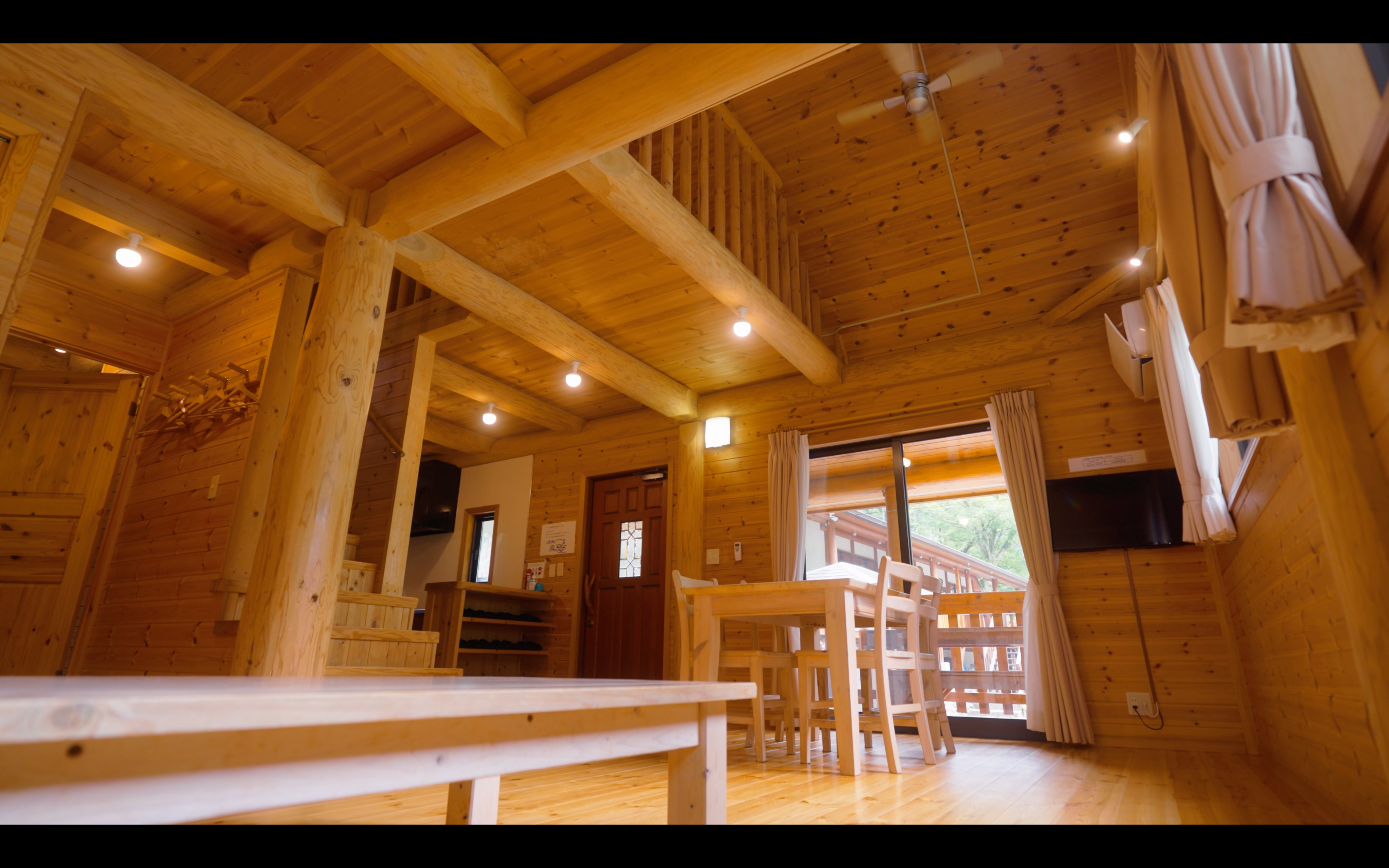 秋川渓谷リバーティオのコテージ