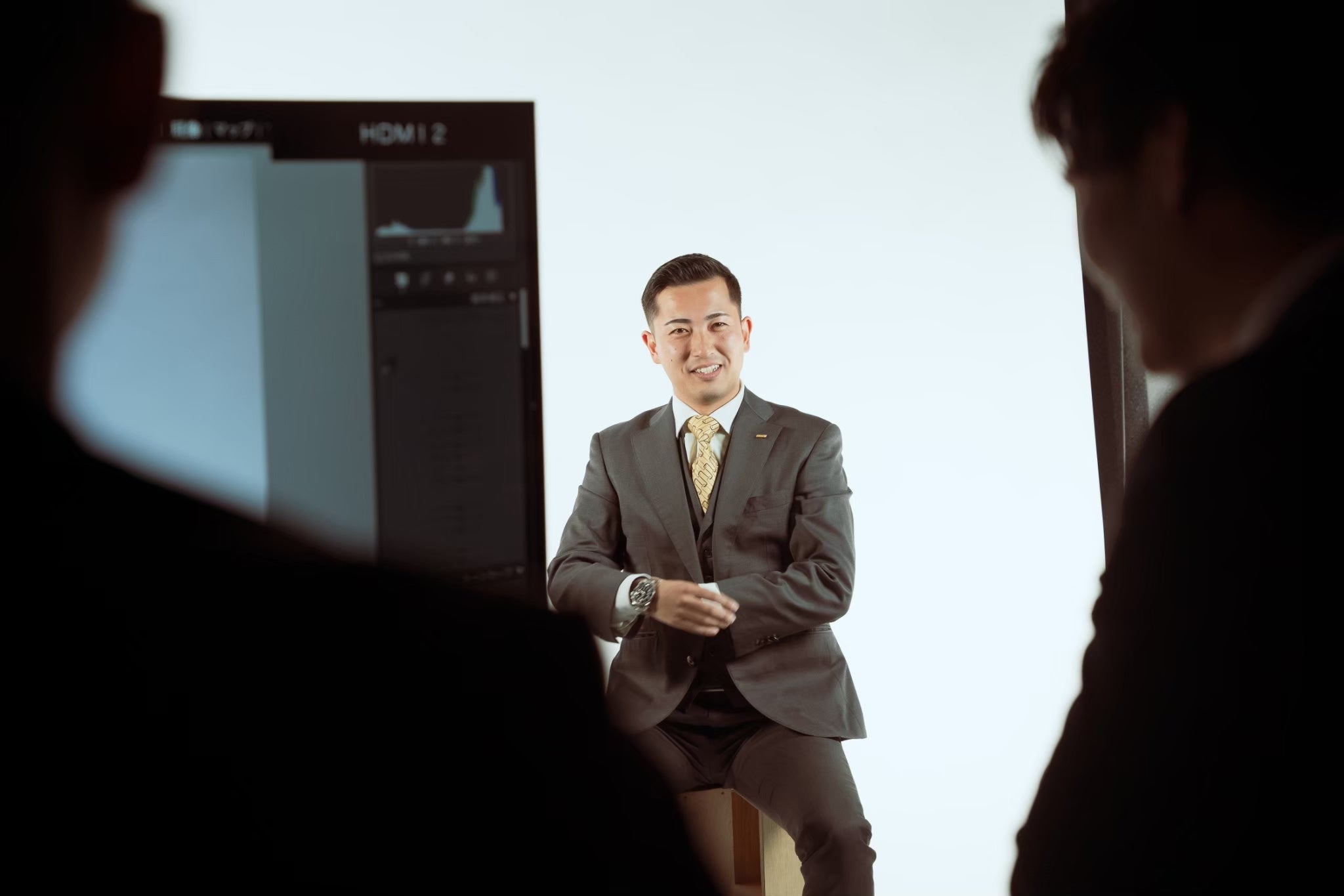 プロフィール写真撮影風景