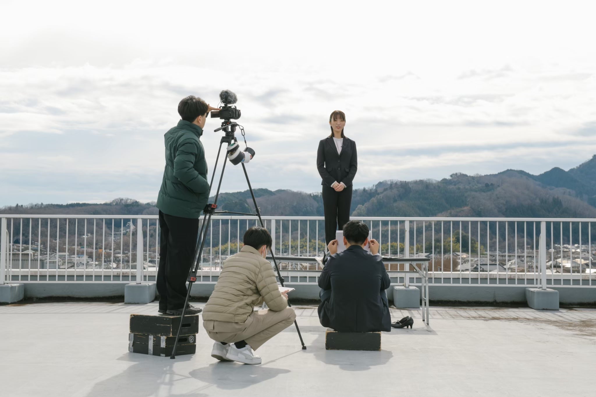 ナレーション撮影風景
