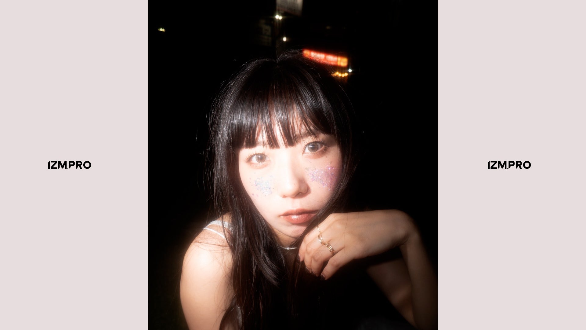 レタッチ前のポートレート写真