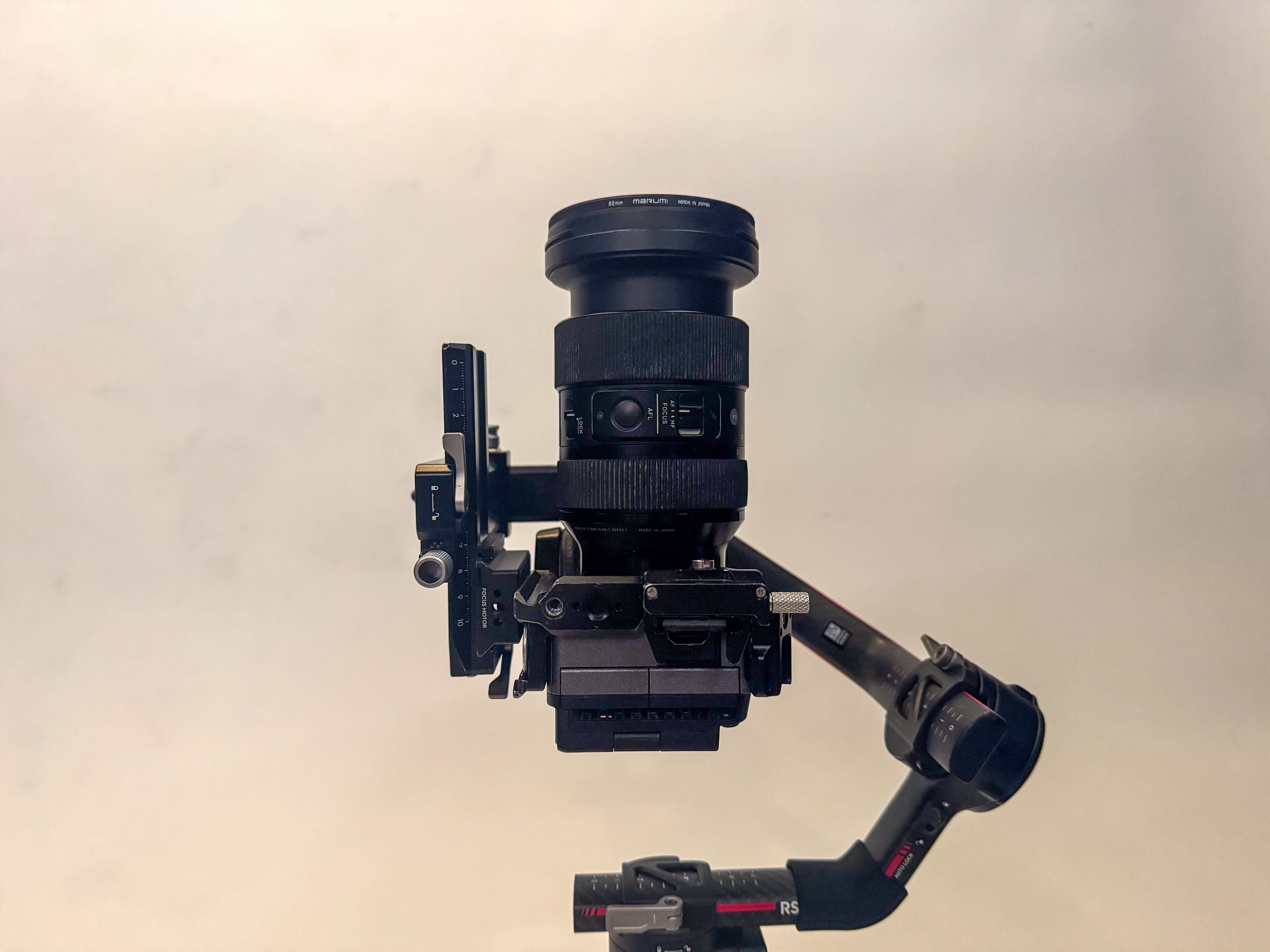 上下バランスを調整したジンバル