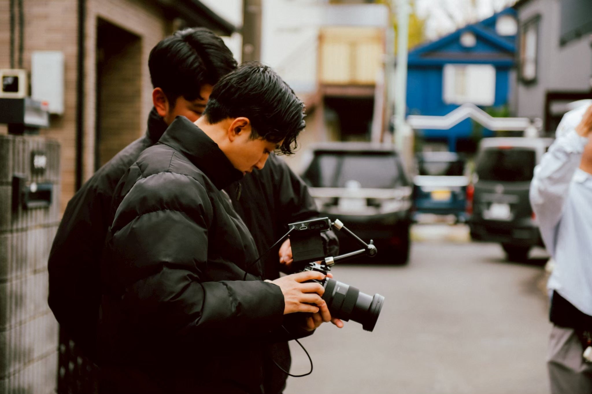 プロモーションビデオを撮影する様子